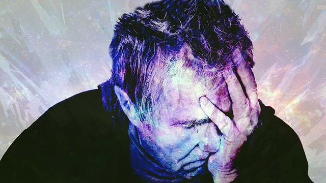 Frustrated man
