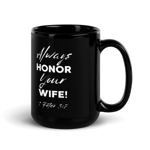 Black Glossy Mug (Honor Wife)