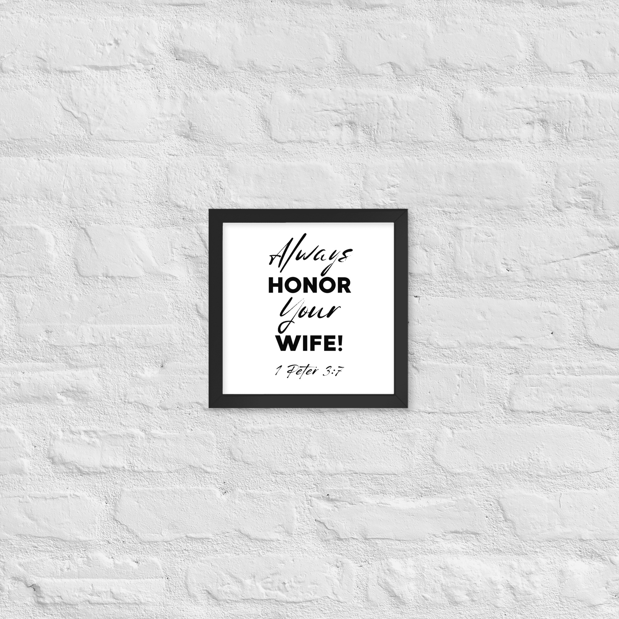 Framed poster (Honor Wife) - Image 3