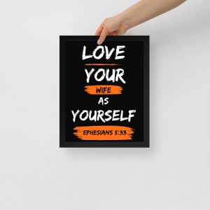 Framed poster (Love Wife)