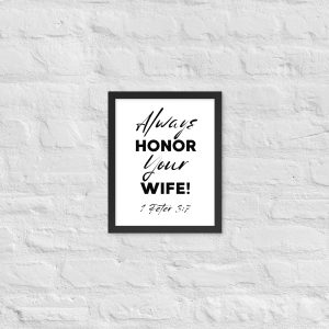 Framed poster (Honor Wife)