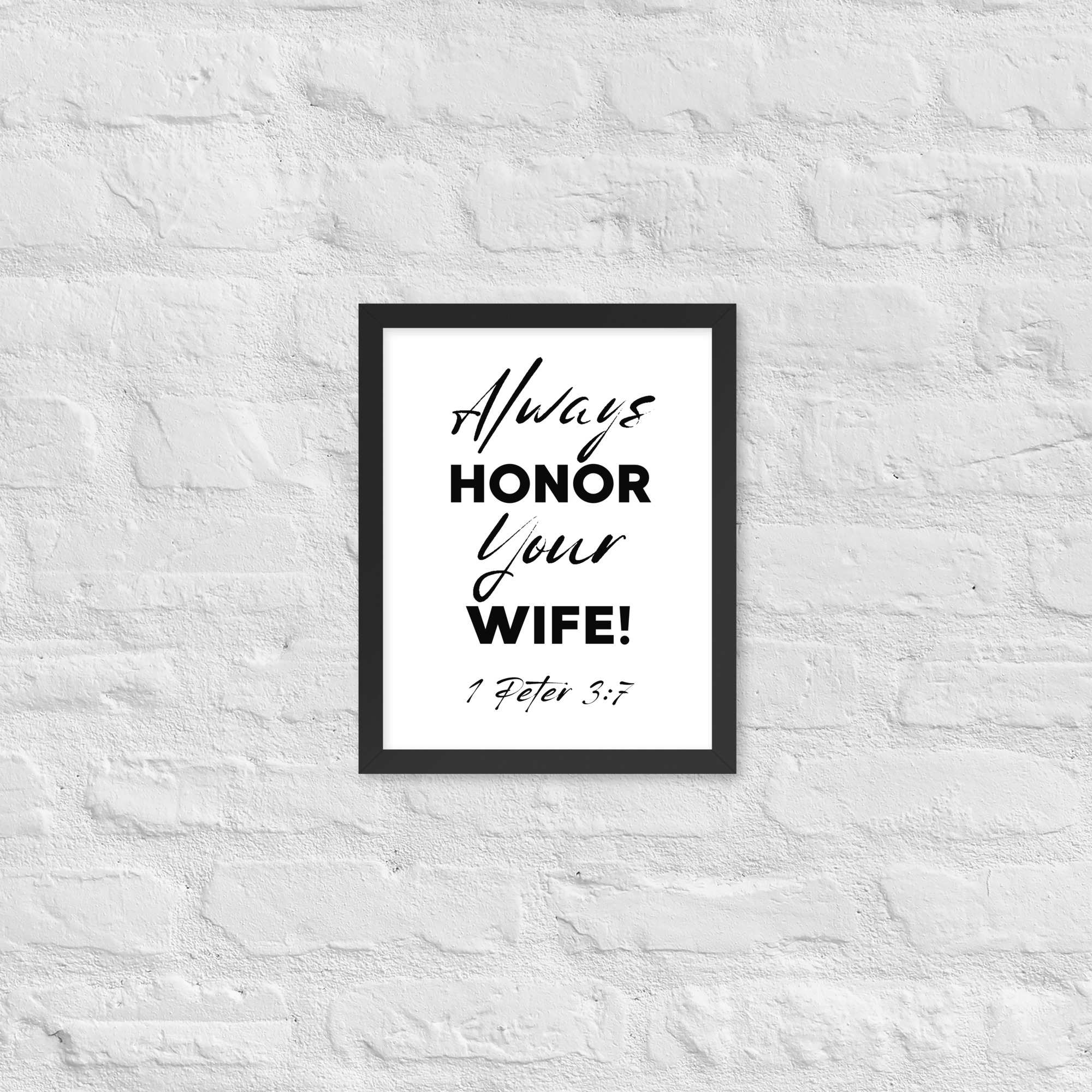 Framed poster (Honor Wife)