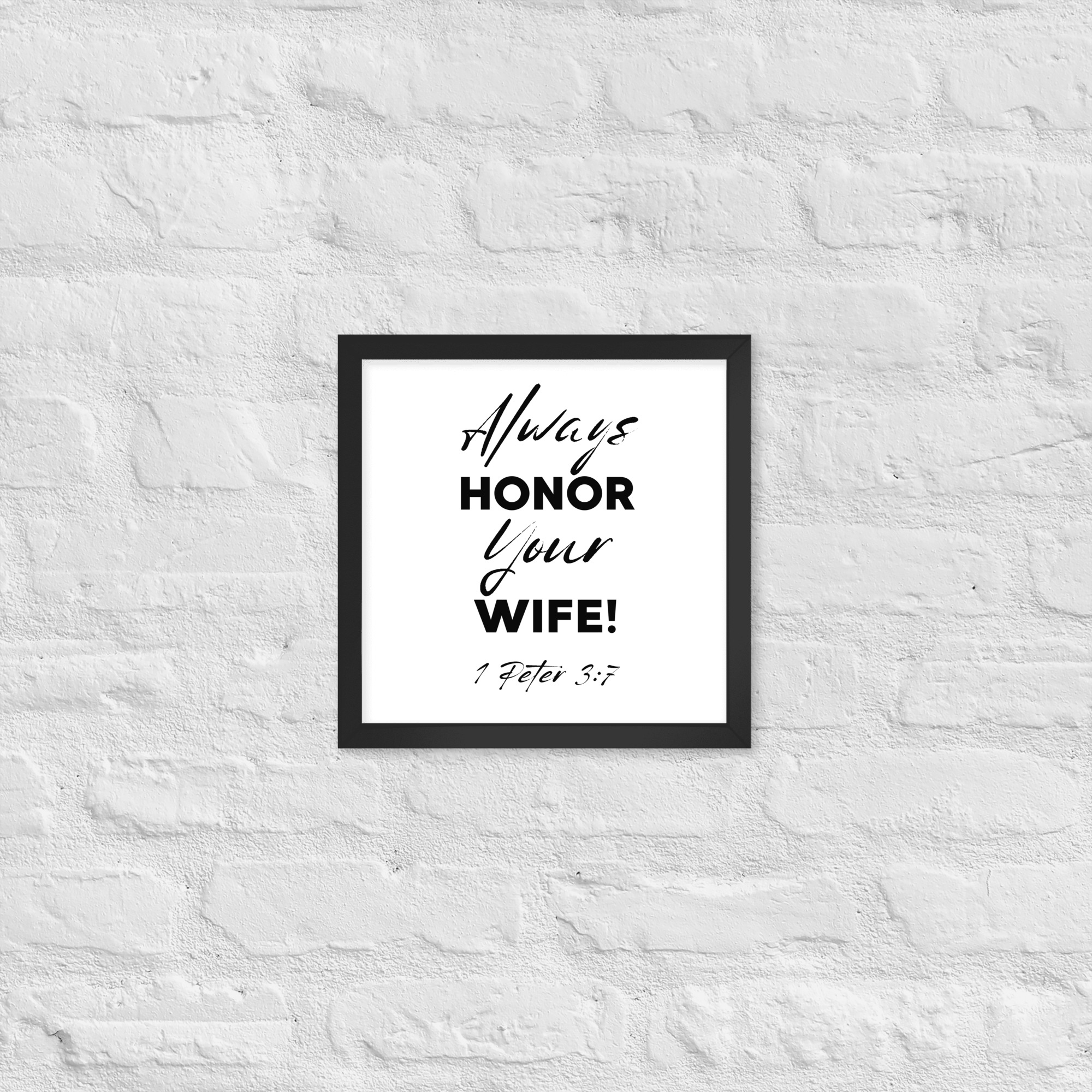 Framed poster (Honor Wife) - Image 4