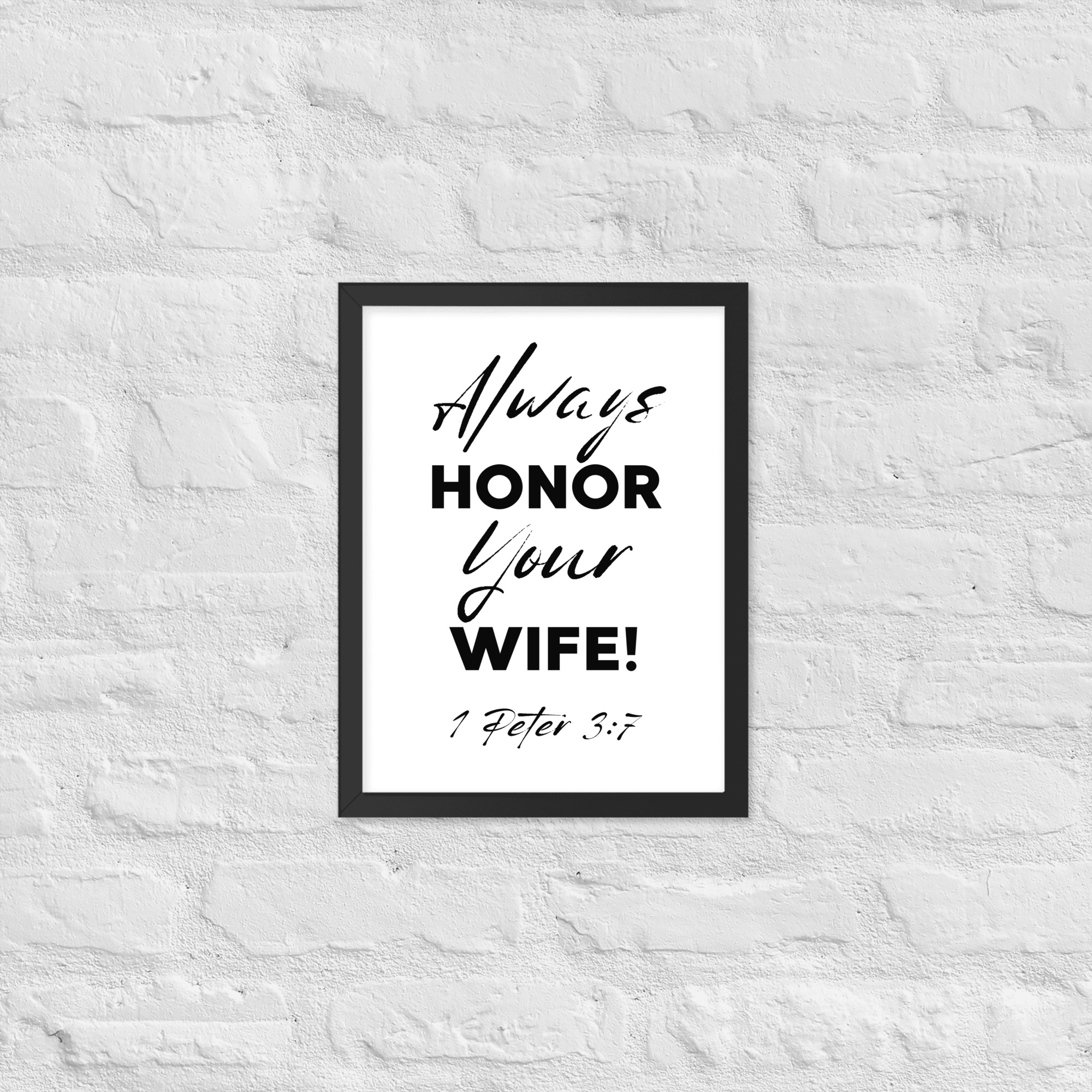 Framed poster (Honor Wife) - Image 5
