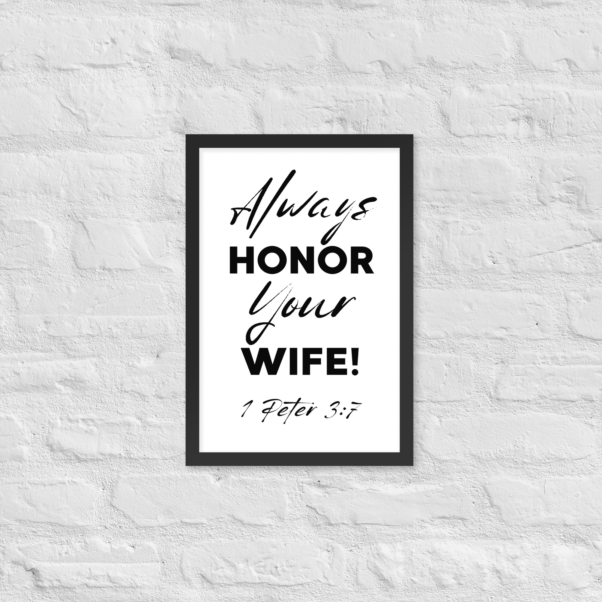 Framed poster (Honor Wife) - Image 6