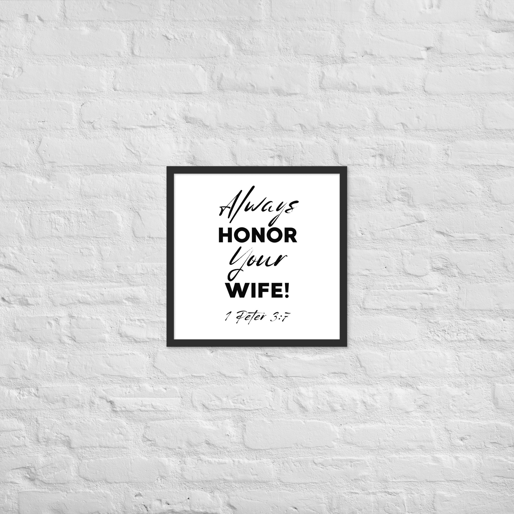 Framed poster (Honor Wife) - Image 10