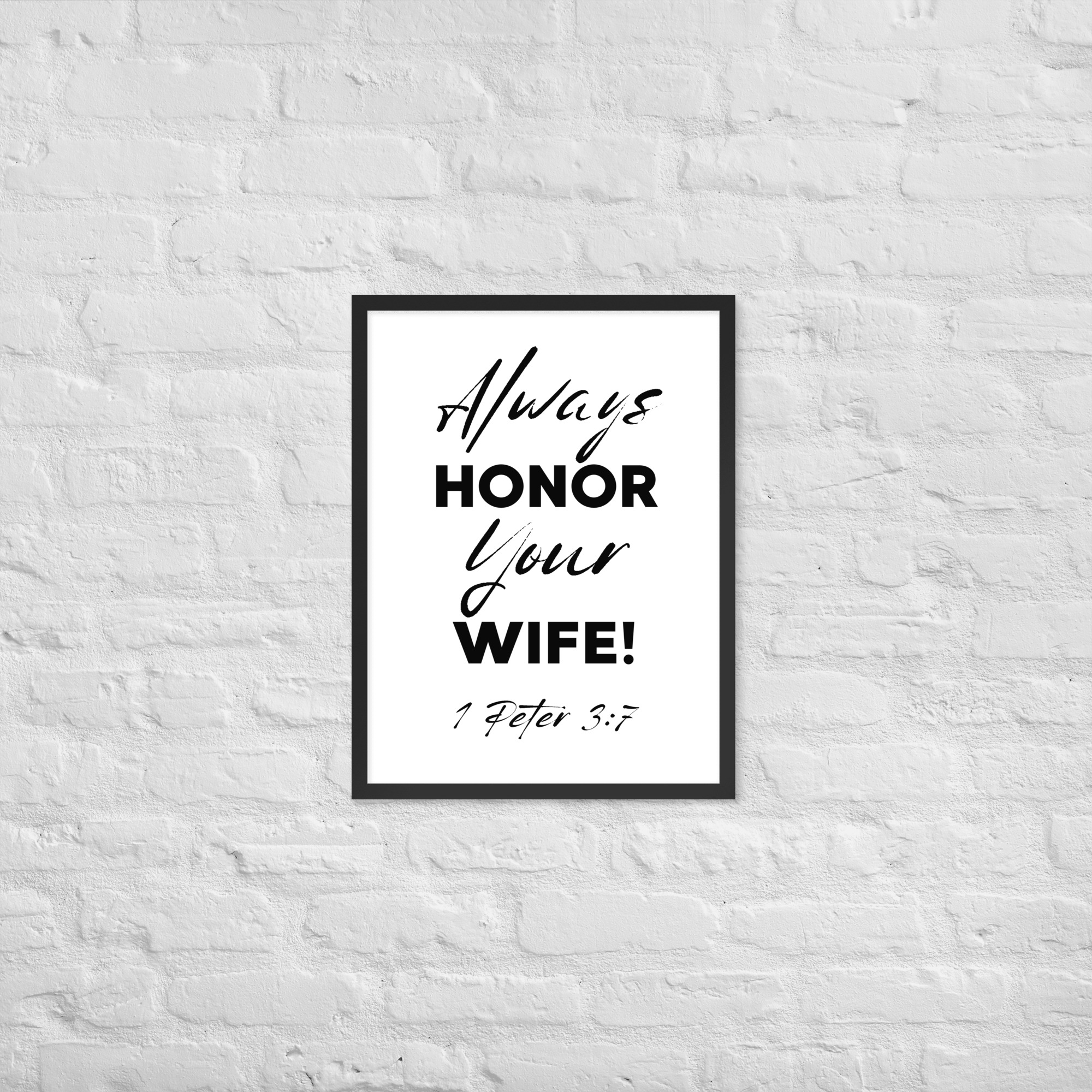 Framed poster (Honor Wife) - Image 11