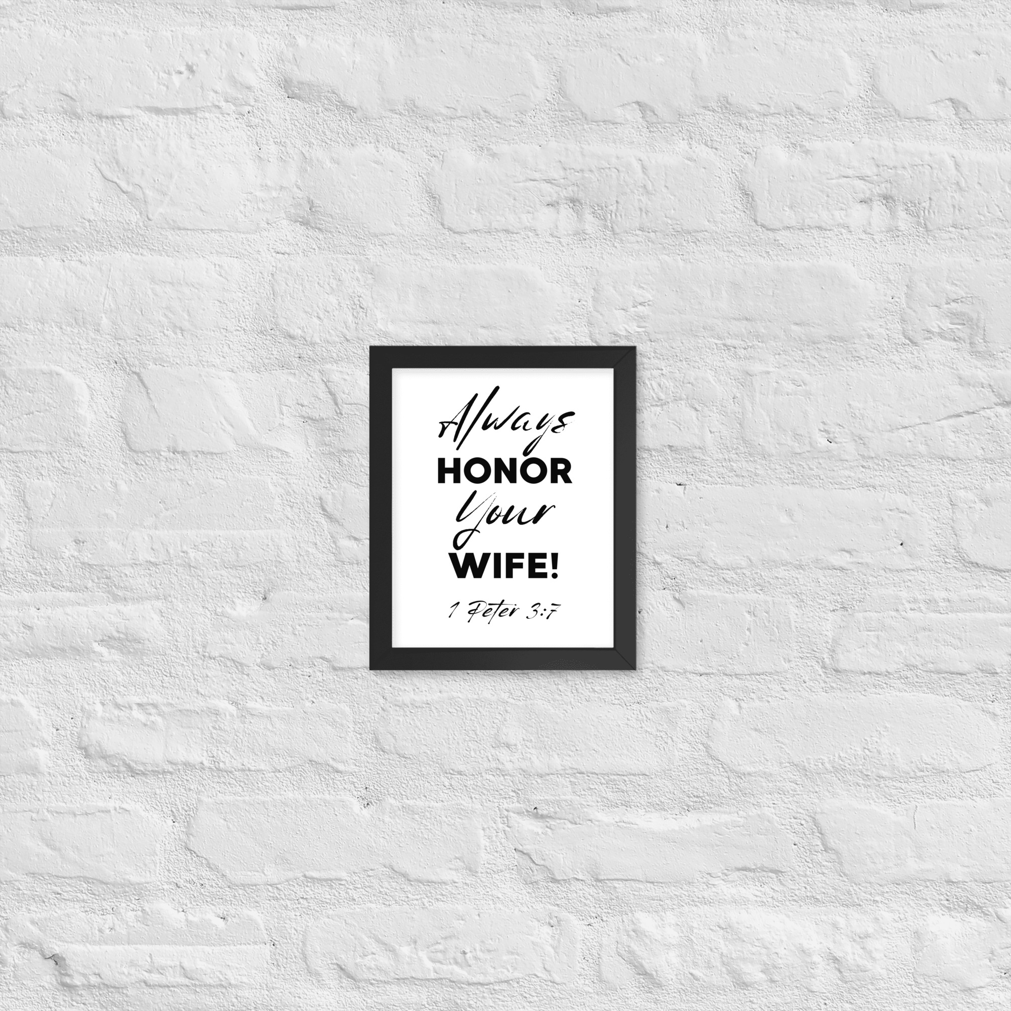 Framed poster (Honor Wife) - Image 2