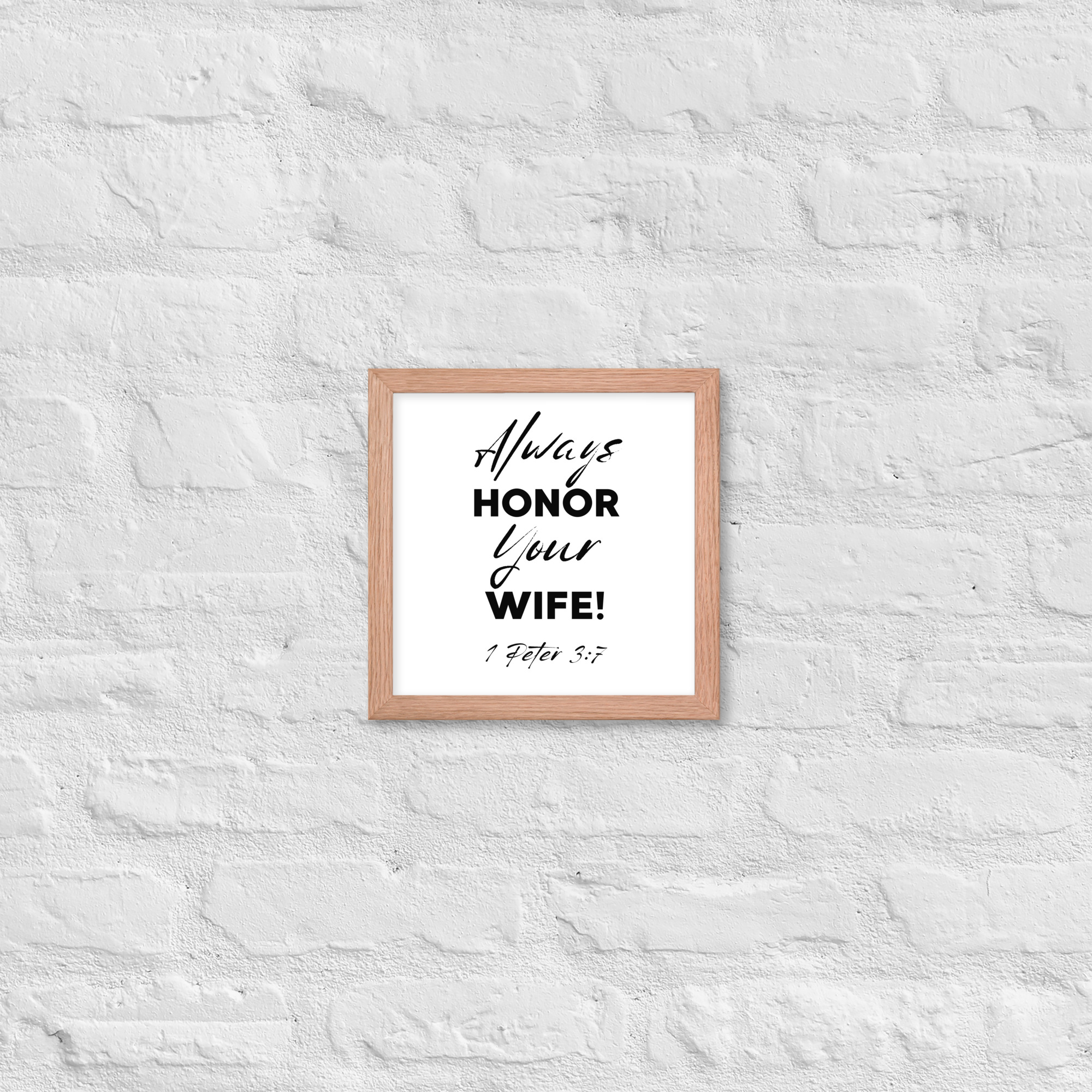 Framed poster (Honor Wife) - Image 14
