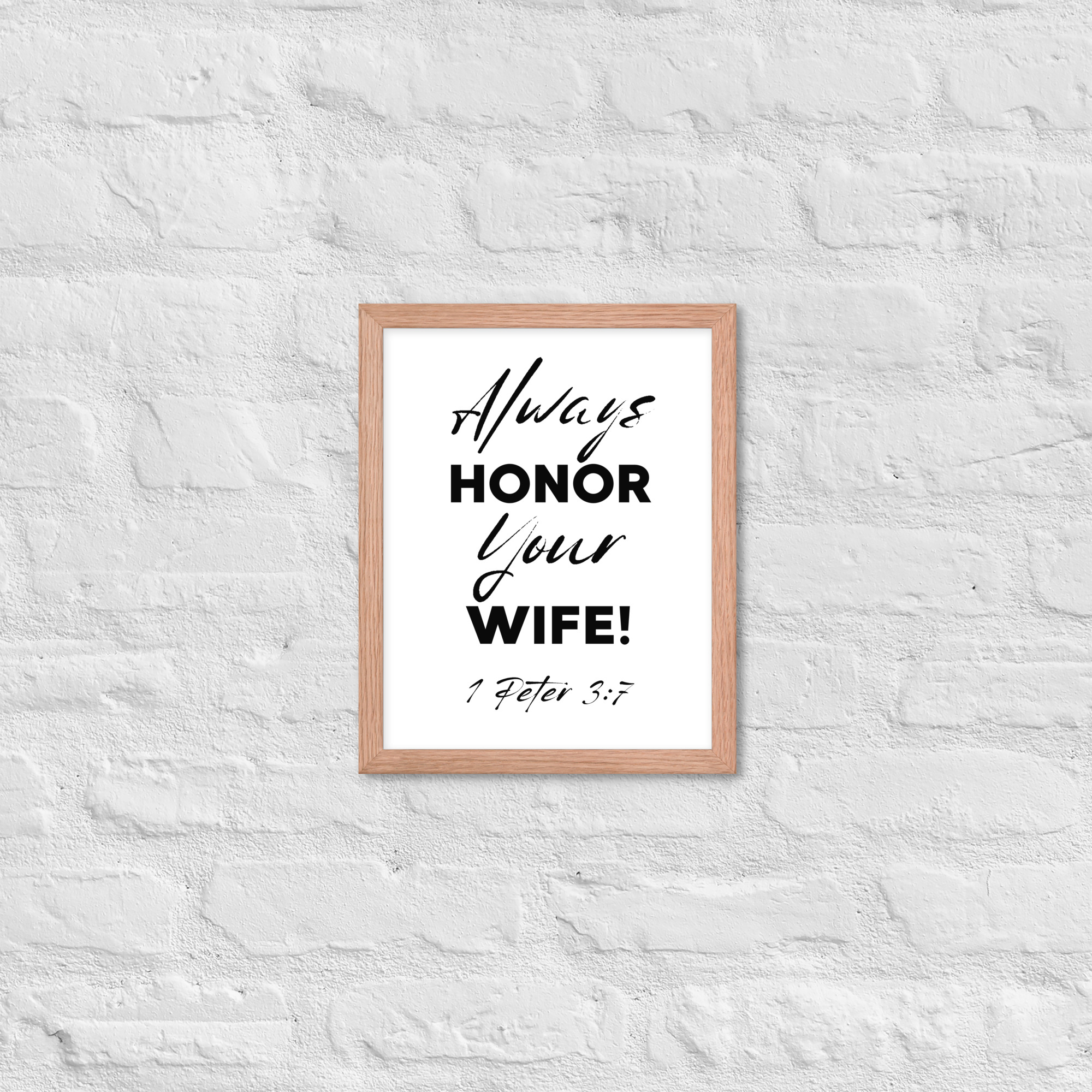 Framed poster (Honor Wife) - Image 16