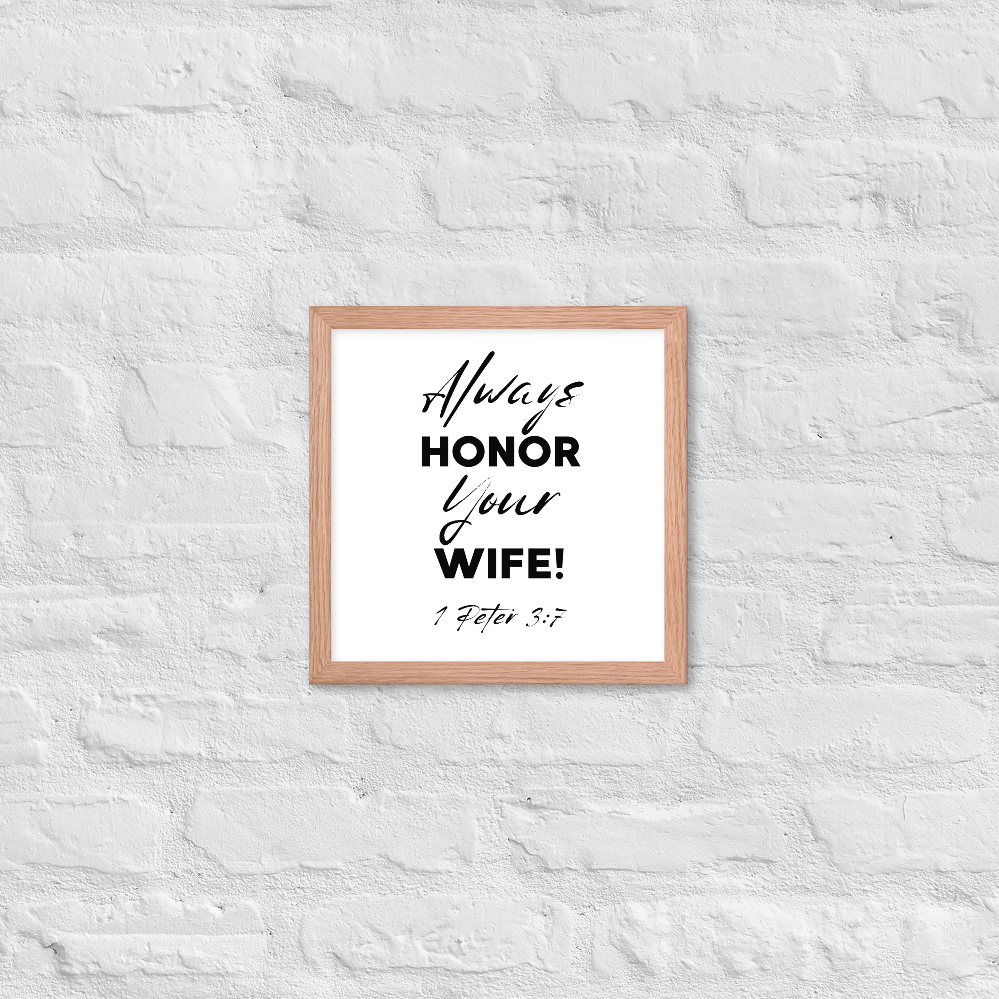 Framed poster (Honor Wife) - Image 15