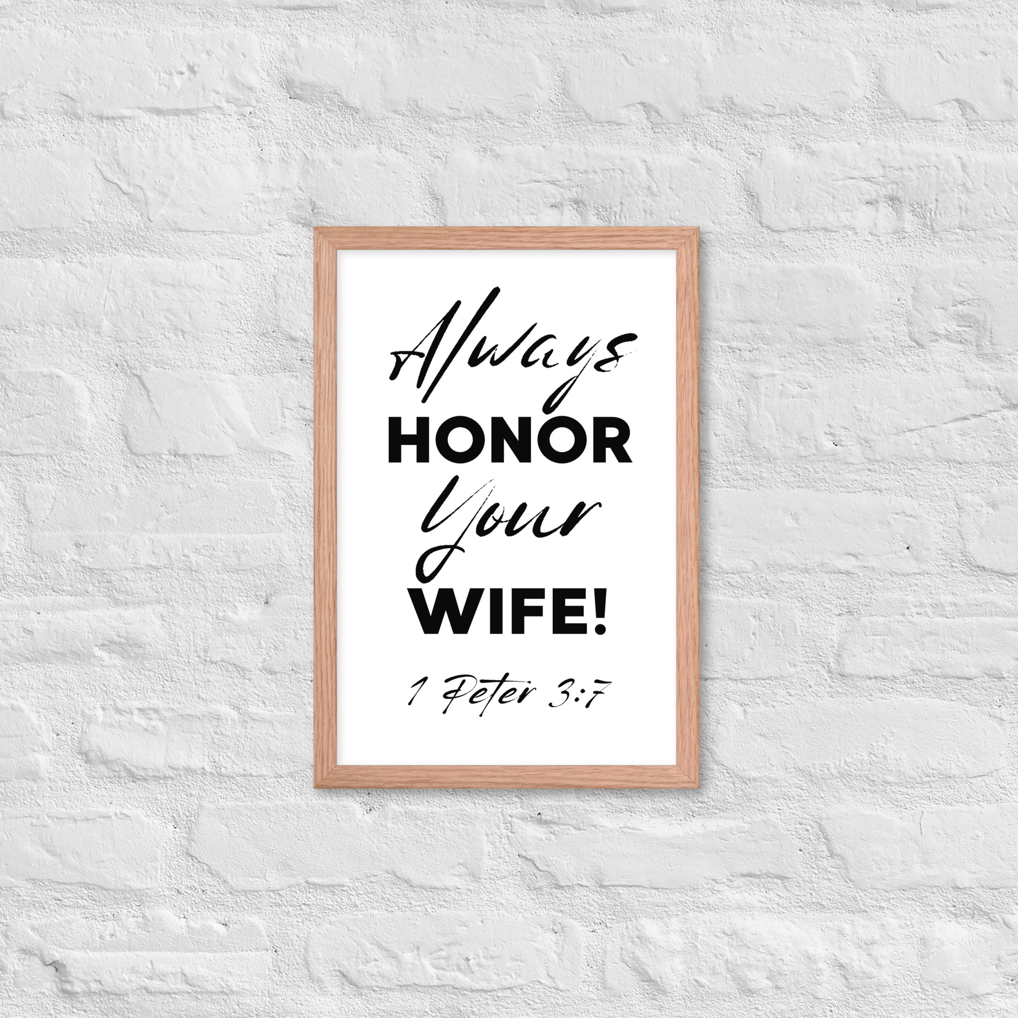 Framed poster (Honor Wife) - Image 18