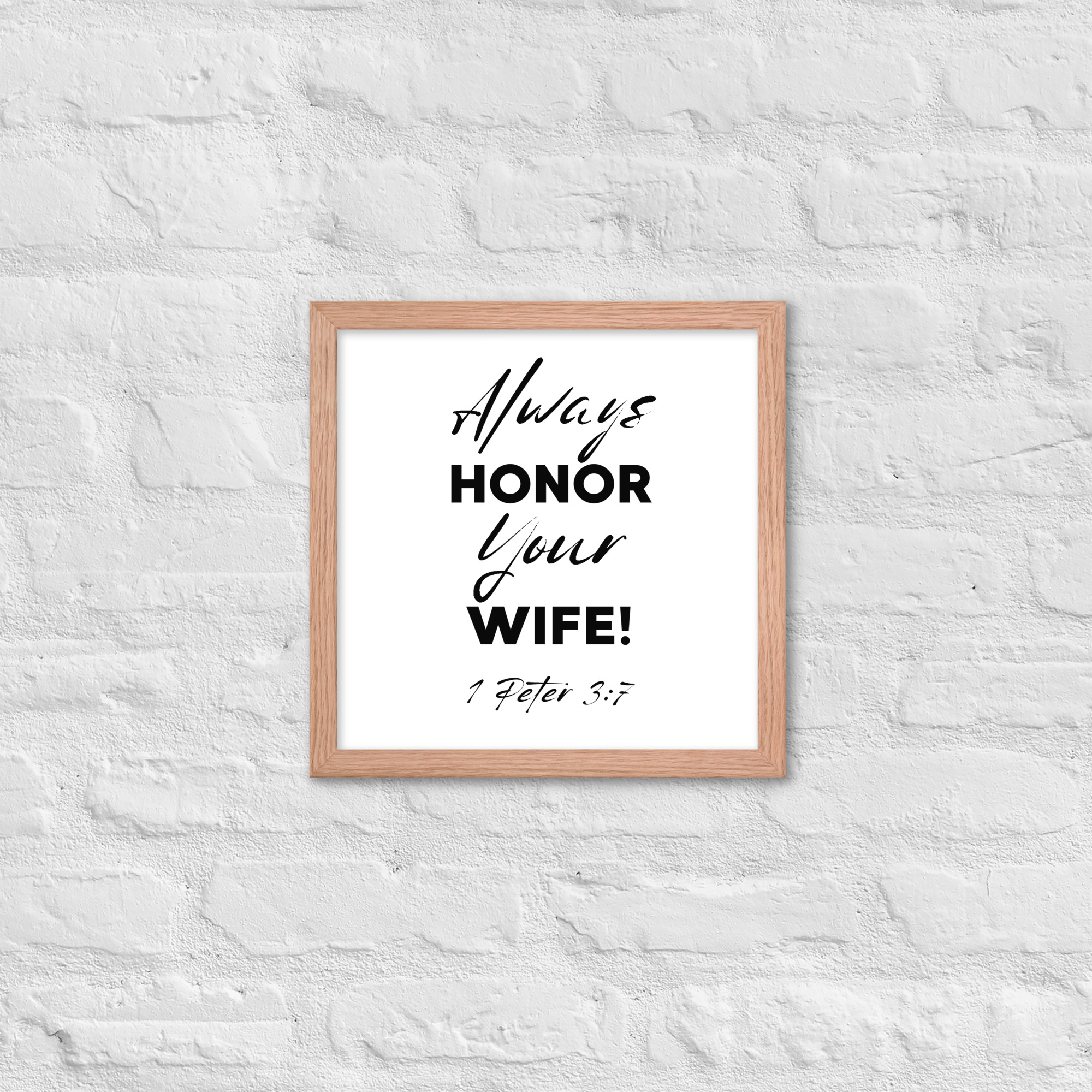 Framed poster (Honor Wife) - Image 19