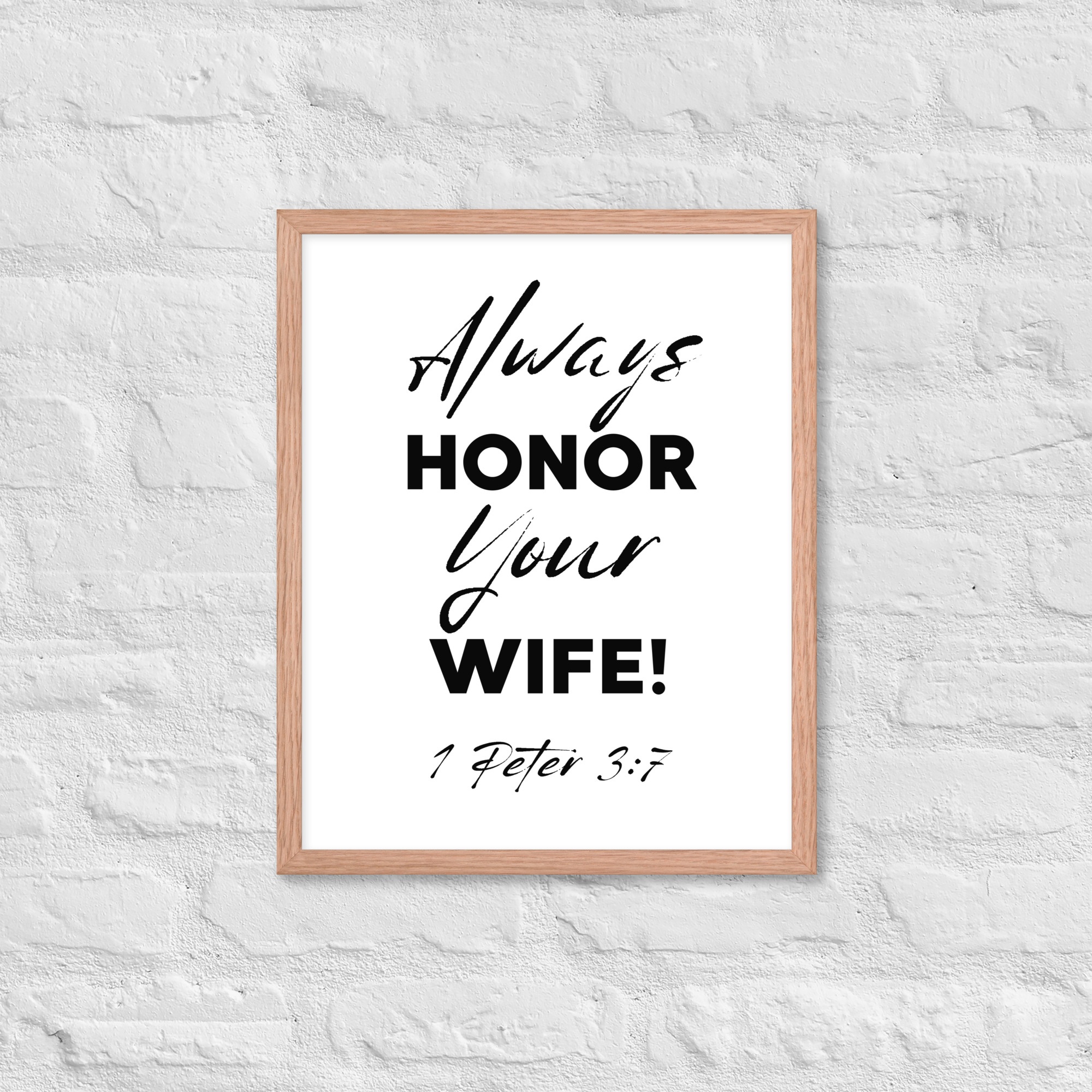 Framed poster (Honor Wife) - Image 21