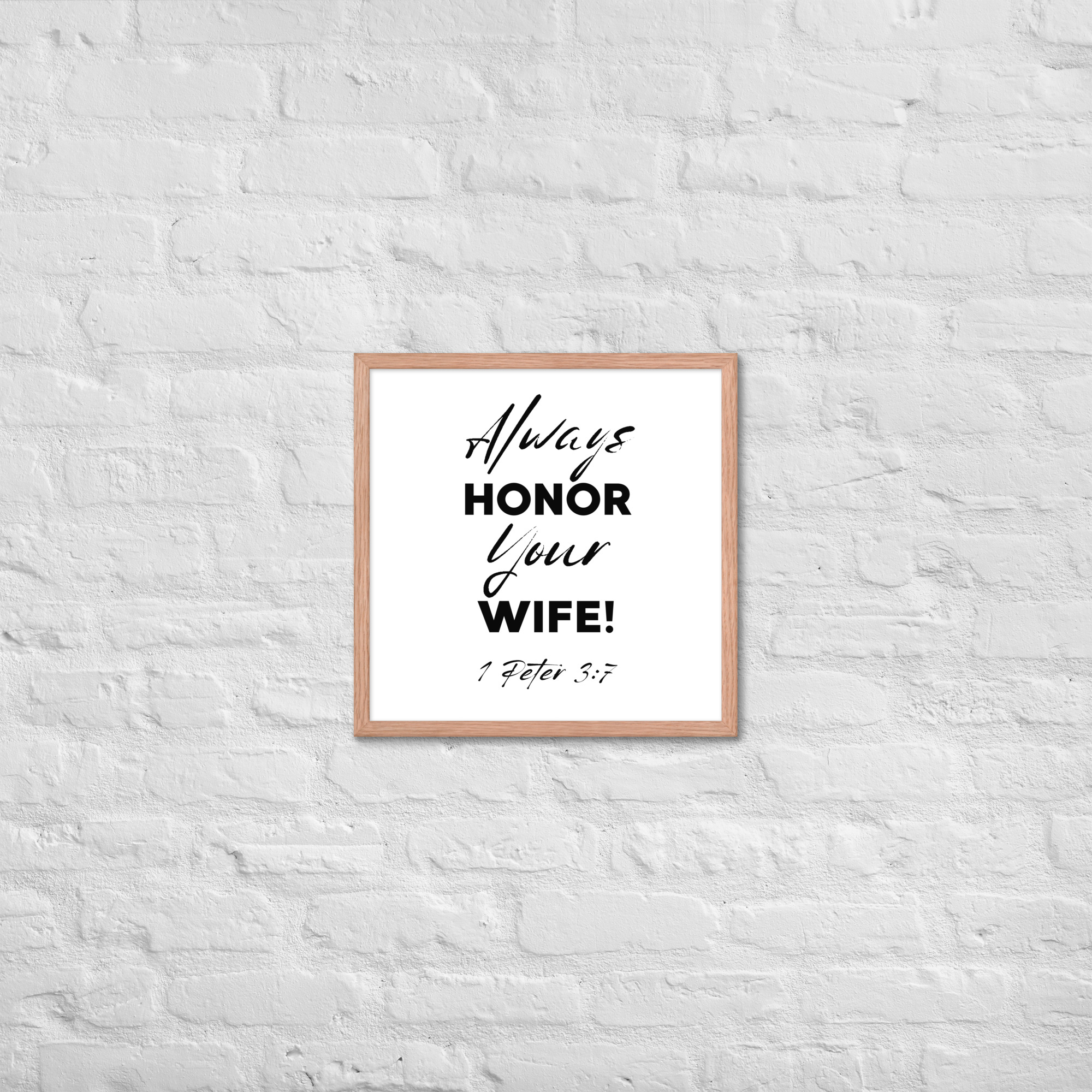 Framed poster (Honor Wife) - Image 22
