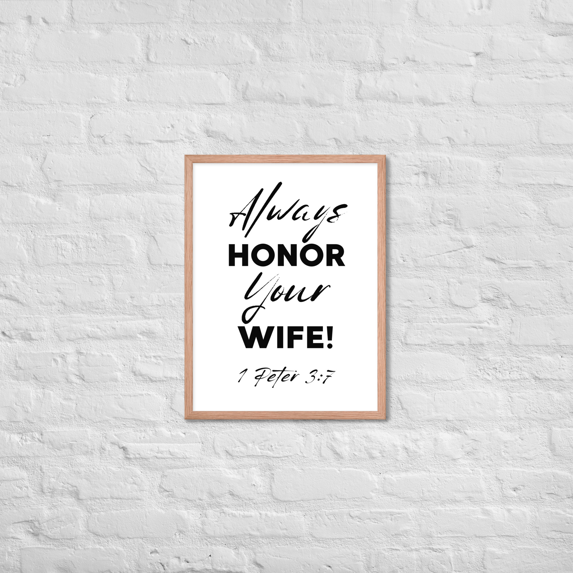 Framed poster (Honor Wife) - Image 23