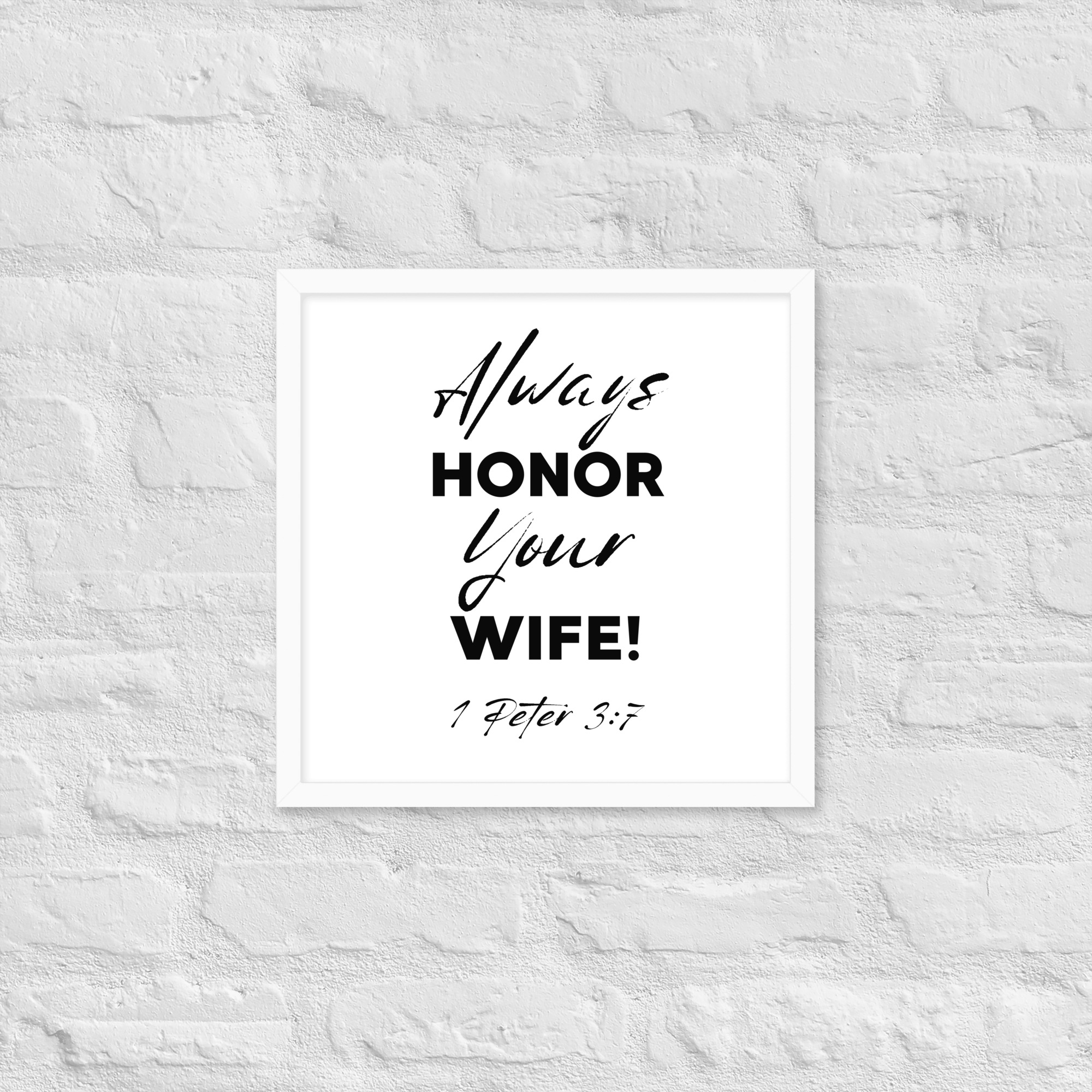 Framed poster (Honor Wife) - Image 32