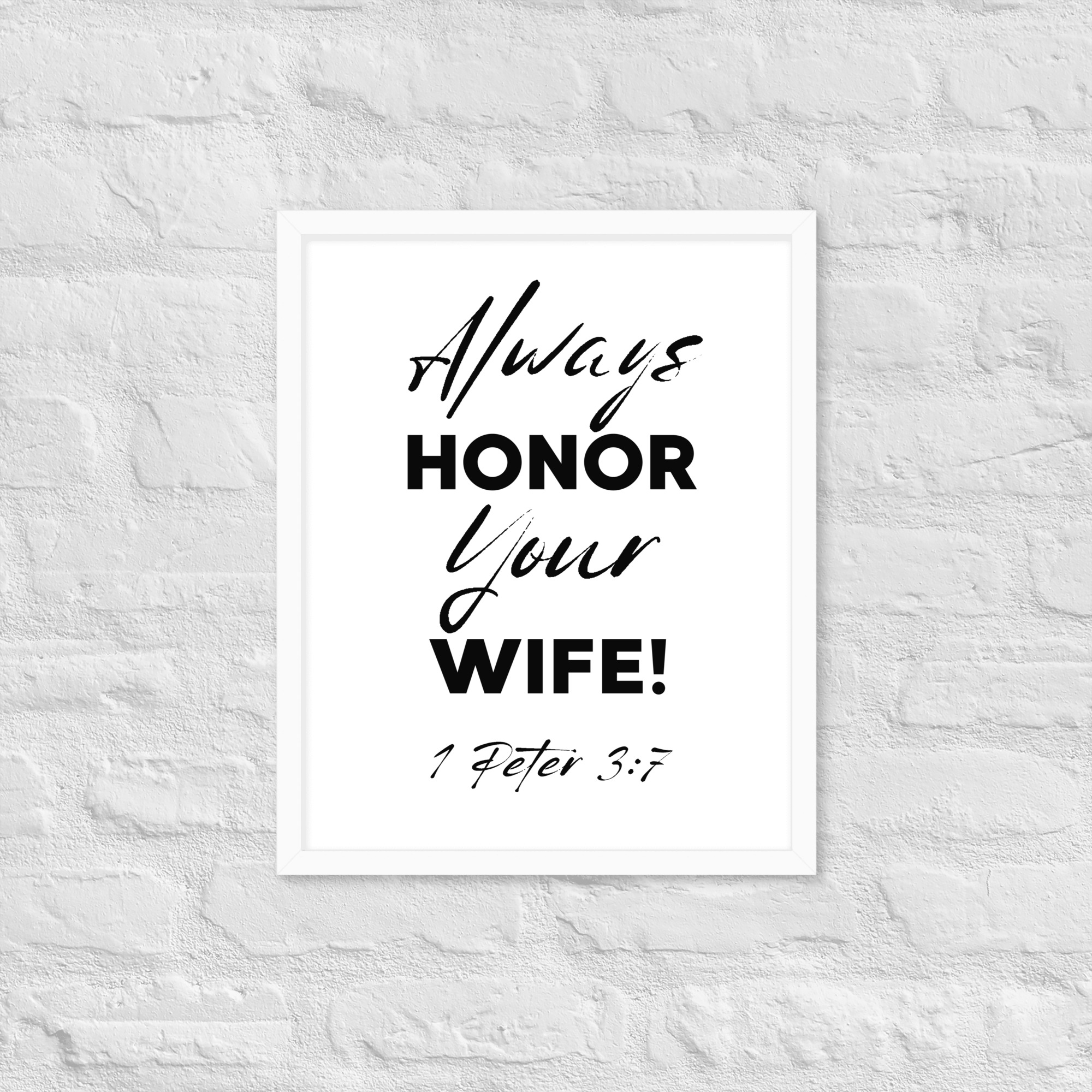 Framed poster (Honor Wife) - Image 33