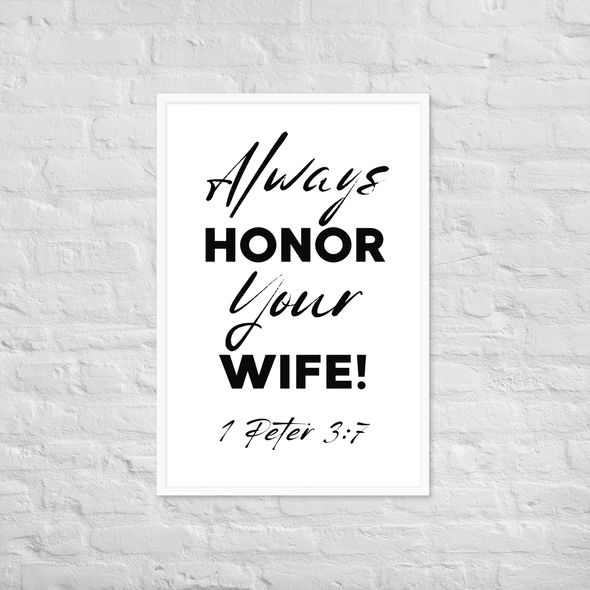 Framed poster (Honor Wife) - Image 36