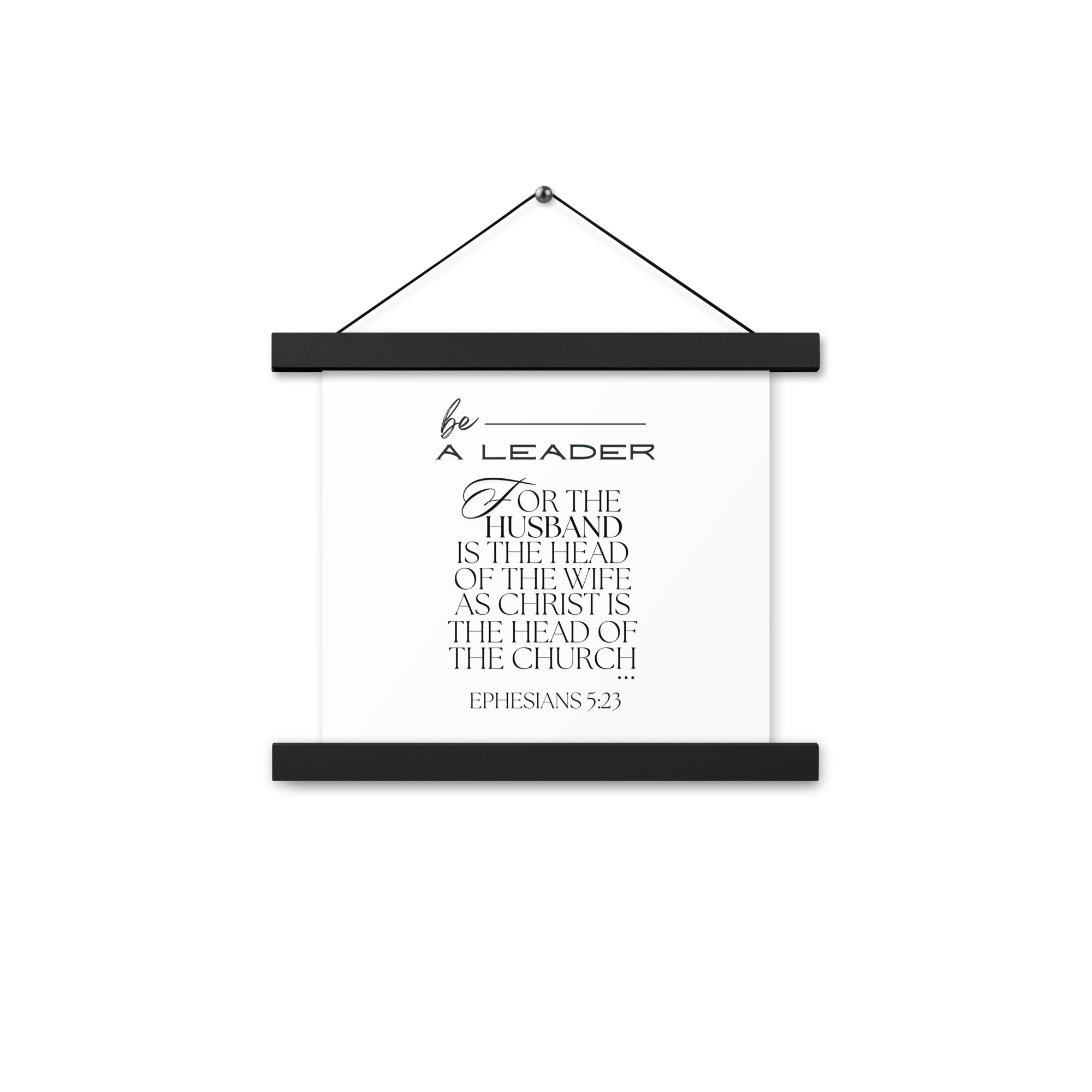 Poster with hangers (Leader)