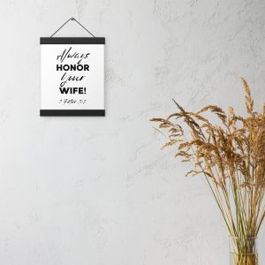 Poster with hangers (Honor Wife)