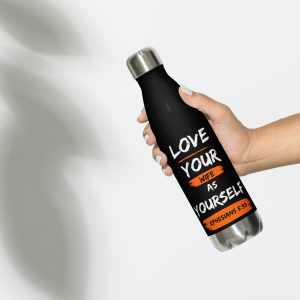 Stainless steel water bottle (Love Wife)