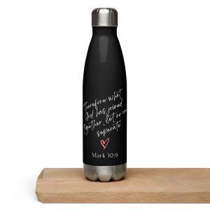 Stainless steel water bottle (God Joined)