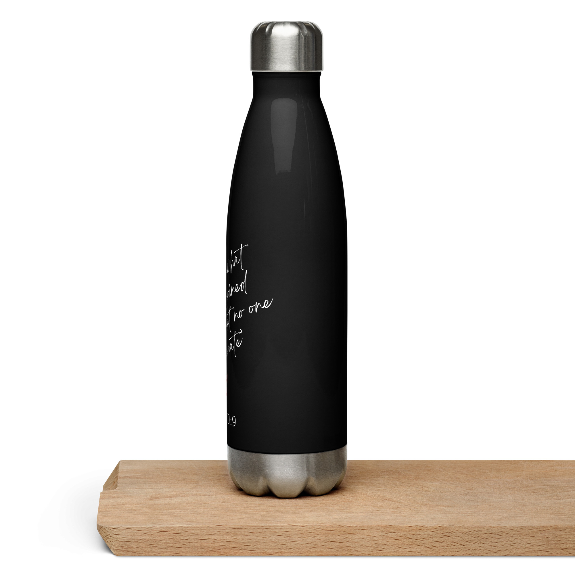 Stainless steel water bottle (God Joined) - Image 3