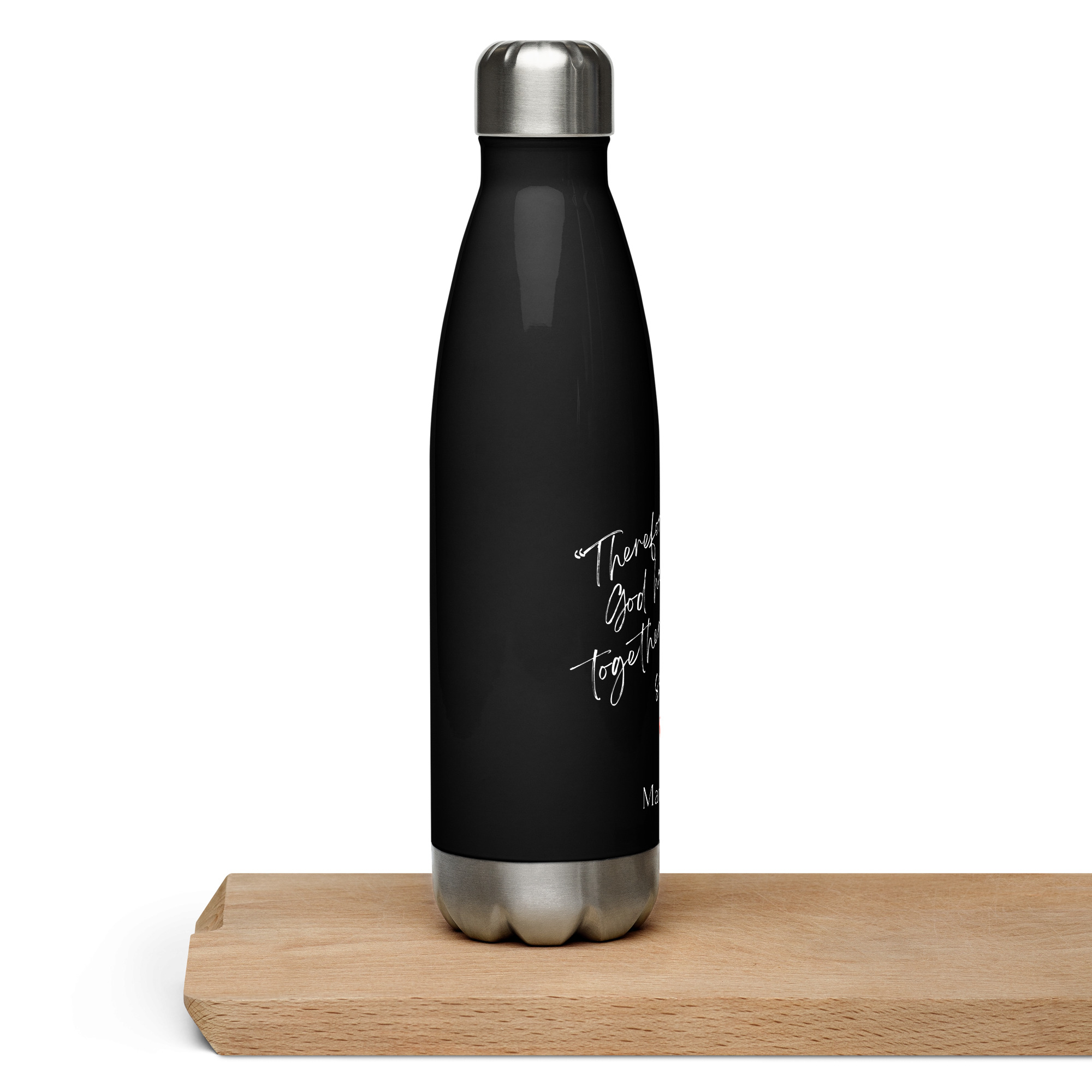 Stainless steel water bottle (God Joined) - Image 2