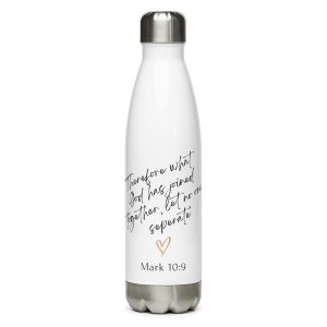 Stainless steel water bottle (God Joined)