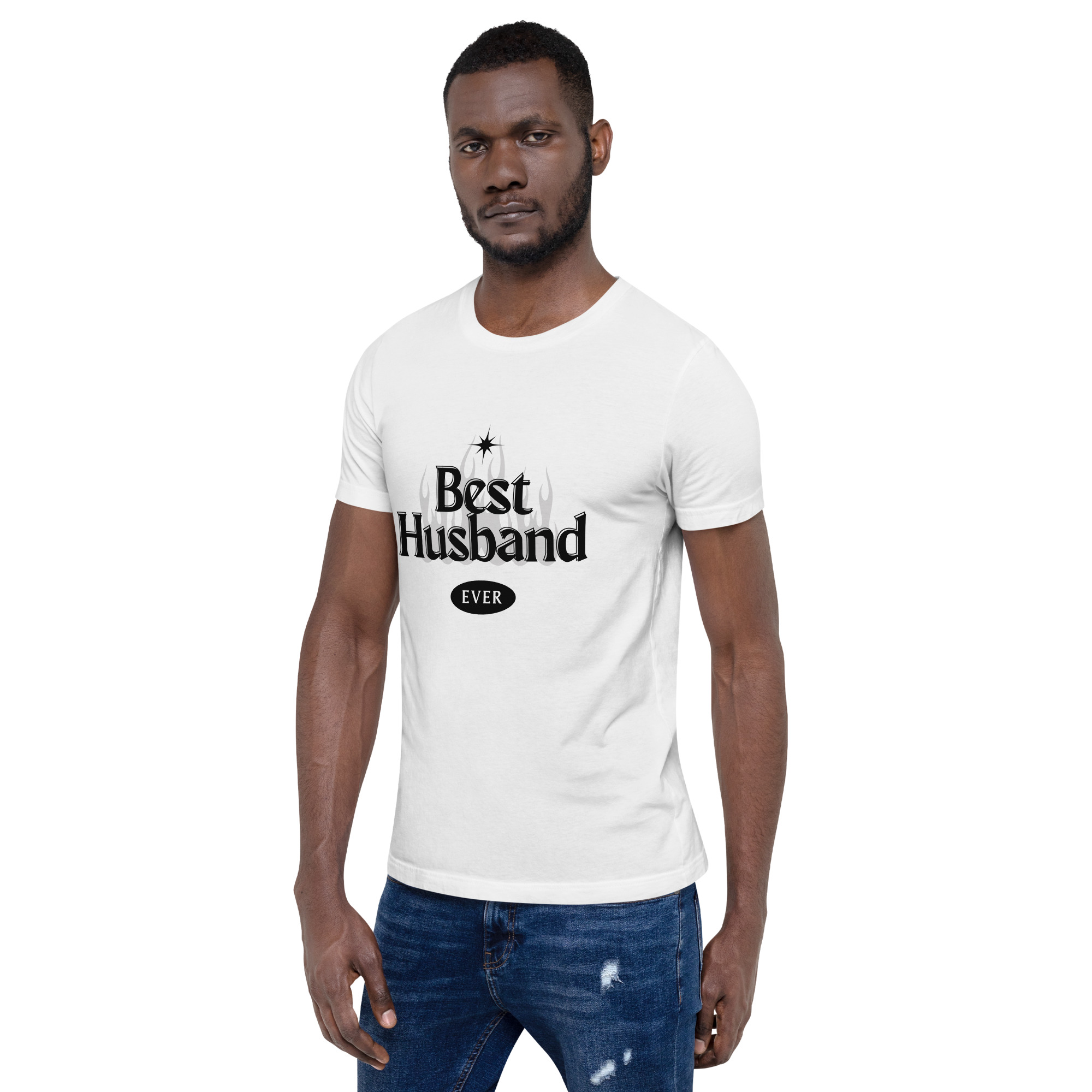 Best Husband Ever Unisex White t-shirt - Image 2