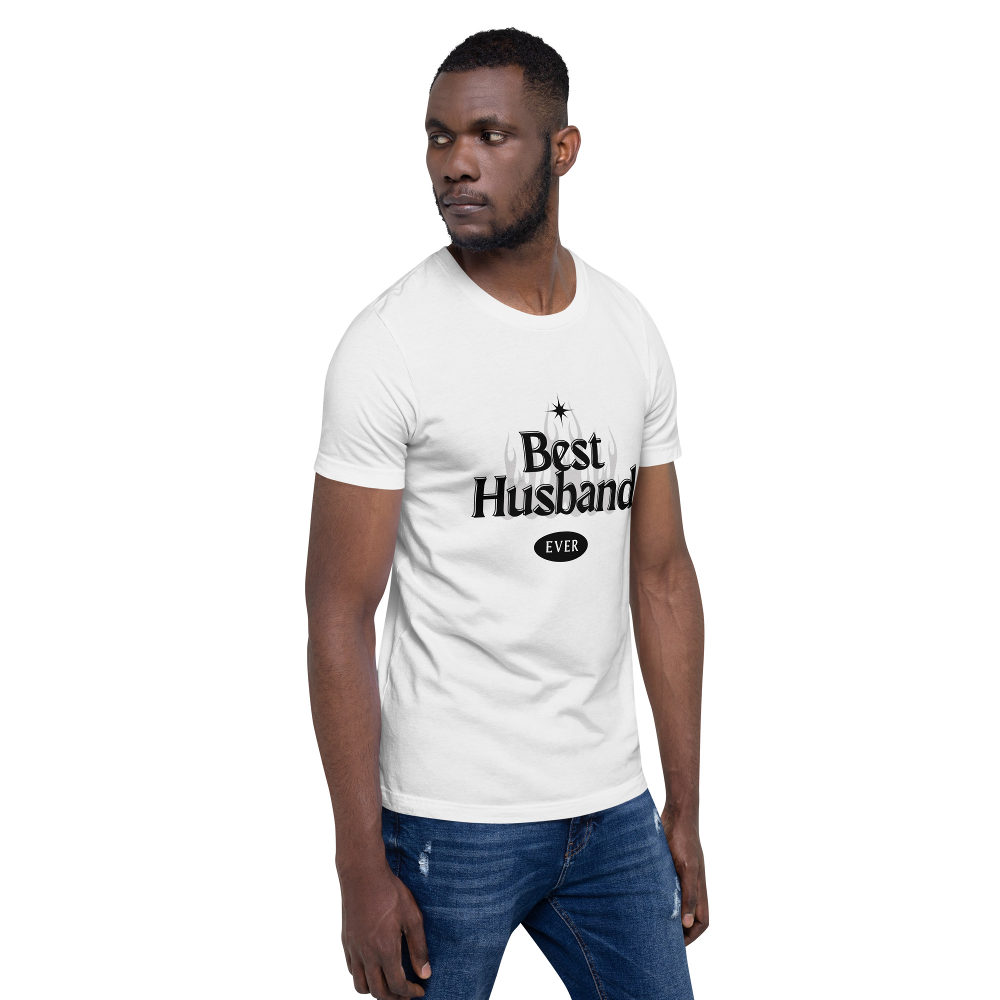 Best Husband Ever Unisex White t-shirt - Image 3