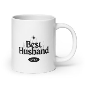 White glossy mug (Best Husband Ever)