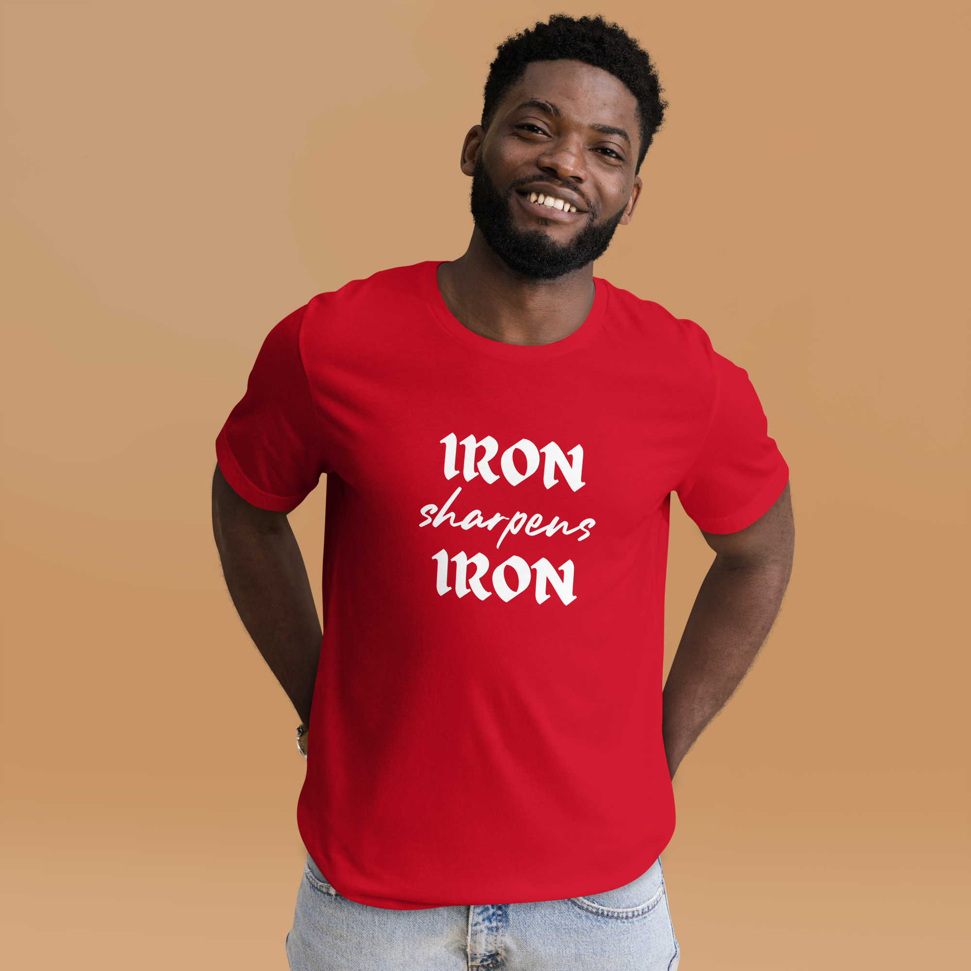Iron Sharpens Iron w/text